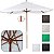 Ombrelone Madeira Quadrado 2x2m Sardenha Guarda Sol Sombreiro Bagum - Belfix - Branco - Imagem 1