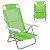 Cadeira Reclinável Sunny 6 Posições Em Alumíno Para Praia Piscina Camping Verde - 063003 Belfix - Imagem 1