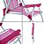 Cadeira Infantil Em Alumínio Para Praia Piscina Camping Rosa - 025310 Belfix - Imagem 2
