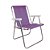 Kit Guarda Sol 1,8m Carrinho De Praia Com Avanço 2 Cadeira Alta Piscina Camping - Mor - Lilás - Imagem 4