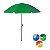 Kit Guarda Sol 1,8m Carrinho De Praia Com Avanço 2 Cadeira Alta Piscina Camping - Mor - Verde - Imagem 2