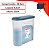 Kit Balde Plástico 12 Litros Porta Sabão Em Pó 1Kg Com Dosador Rolo Adesivo Limpeza Casa Lavanderia - Sanremo - Imagem 5