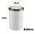 Kit Suporte Porta Papel Higiênico Com Lixeira 8L Tampa Basculante De Cozinha Banheiro Rose Gold - AMZ - Imagem 6