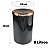 Kit Suporte Porta Papel Higiênico Com Lixeira 8L Tampa Basculante De Cozinha Banheiro Rose Gold - AMZ - Imagem 7