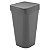 Lixeira Izzy 15 Litros Cesto de Lixo Para Banheiro Cozinha Escritório Chumbo - LX315CHF Ou - Imagem 1