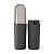 Kit Lixeira 5L Porta Escova Sanitária Dispenser Bandeja Saboneteira Banheiro Serene Chumbo - 99417/2537 Coza - Imagem 3