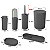 Kit Lixeira 5L Porta Escova Sanitária Dispenser Bandeja Saboneteira Banheiro Serene Chumbo - 99417/2537 Coza - Imagem 7