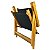 Kit 2 Cadeira De Madeira Dobrável Para Jardim Varanda Área Externa Camping Preto - AMZ - Imagem 3