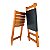 Kit 3 Espreguiçadeira De Madeira Para Piscina Jardim Varanda Área Externa Camping Preto - AMZ - Imagem 3