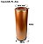 Lixeira 16 Litros Inox Rose Gold Fosco Com Tampa Basculante Cesto De Lixo Cozinha Escritório - 20016/B CP - Imagem 4
