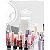 Kit Organizador Porta Cosmético Maquiagem Pincel Algodão Discos Limpeza Pele Cristal - Paramount - Imagem 1