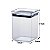 Kit 2 Pote Hermético 1L Porta Alimentos Mantimentos Armário Cozinha - Paramount - Imagem 3