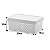 Kit 3 Cesto Organizador Pequeno Com Tampa Utensílios Quadratta Branco - Paramount - Imagem 4