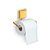 Porta Papel Higiênico Adesivo Dupla Face 3M Dourado Fosco - 3244 Arthi - Imagem 1