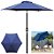 Ombrelone Guarda Sol 2,5m Com Manivela Articulado Jardim Piscina Ipanema AZUL - AMZ - Imagem 1