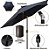 Kit Ombrelone 2,5m Ipanema Preto Com Manivela Articulado + Base Plástica - AMZ - Imagem 4