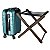Kit 2 Suportes De Malas Madeira Para Hotel Pousada Maleiro Bagagens Cor Nogueira - AMZ - Imagem 3