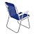 Cadeira de Praia Alta Alumínio Lazy Sannet Azul Marinho - 23518 Belfix - Imagem 5