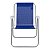 Cadeira de Praia Alta Alumínio Lazy Sannet Azul Marinho - 23518 Belfix - Imagem 4