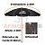 Kit 2 Cadeiras Alta Alumínio + Guarda Sol Bagum 2,4m Preto Mormaii - Belfix - Imagem 6