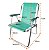 Kit 2 Cadeira de Praia Alta Alumínio Lazy Sannet Verde Mormaii - 023568 Belfix - Imagem 5