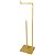 Suporte Porta Papel Higiênico Para 4 Rolos Banheiro Dourado Fosco - 2373DO Future - Imagem 3