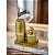 Bandeja Organizadora Retangular Pequena 10x20cm Banheiro Decoração Dourado Fosco - 6023DO Future - Imagem 2