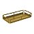 Bandeja Organizadora Retangular Pequena 10x20cm Banheiro Decoração Dourado Fosco - 6023DO Future - Imagem 4