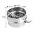 Anel Com Borboleta Registro Para Chaminé Regulador Fumaça Fogão A Lenha Galvanizado 110mm - 4884 Hedlund - Imagem 4