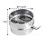 Kit Chaminé Para Fogão A Lenha 3 Canos 1m + Curva 45º + Chapéu + Anel Borboleta Galvanizado 115mm Nº2 - Hedlund - Imagem 3