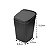 Suporte Porta Cotonete Algodão New Square Preto Pia Banheiro - 10454 Coza - Imagem 5