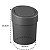 Kit Cozinha Dispenser Porta Detergente Lixeira Tampa Click 5,4L Chumbo - Coza - Imagem 3