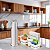 Kit Porta Sachê Guardanapo + Organizador Copos 200ml Cozinha Café Dourado - Future - Imagem 2