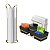 Kit Porta Sachê Guardanapo + Organizador Copos 200ml Cozinha Café Preto Dourado - Future - Imagem 1