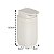 Kit Banheiro 3pç Porta Escova Cotonete Algodão + Dispenser Sabonete Líquido 380ml Bege - Aura Ou - Imagem 5