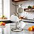 Suporte Organizador 6 Canecas Porta Xícaras Bancada Cozinha Cor Café - 1126CF Future - Imagem 2