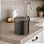 Lixeira 5 Litros Tampa Cesto De Lixo Para Banheiro Pia Cozinha Cor Café - 550CF Future - Imagem 2