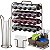 Kit 4 Peças Suporte 40 Cápsulas 3 Corações Porta Copos Guardanapos Sachês Cor Café - Future - Imagem 1