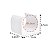 Kit 12 Peças Proteção Para Pés Cadeiras 19mm Branco - 2308 Mor - Imagem 4