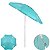 Kit 2 Cadeiras Alta Alumínio + Guarda Sol Bagum 2m Verde Mormaii - Belfix - Imagem 3
