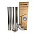 Kit Chaminé Inox 3 Canos 1m Curva Chapéu Fogão Lenha Ø 115mm - N° 2 Hedlund - Imagem 1