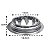Anel Universal Colarinho Para Chaminé Fogão A Lenha Inox Ø 110/115/120mm - 9237 Hedlund - Imagem 6