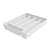 Organizador de Talheres Para Gaveta 5 Divisorias com Extensor Plástico Cozinha Branco - 401046 Crippa - Imagem 3
