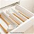 Organizador de Talheres Para Gaveta 3 Divisórias Plástico Cozinha Branco - 401043 Crippa - Imagem 2