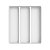 Organizador de Talheres Para Gaveta 3 Divisórias Plástico Cozinha Branco - 401043 Crippa - Imagem 3