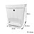 Lixeira 15 Litros Grande Com Tampa Pedal Plástica Cozinha Branco - Gambrage 403170 Crippa - Imagem 5