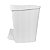 Lixeira 15 Litros Grande Com Tampa Pedal Plástica Cozinha Branco - Gambrage 403170 Crippa - Imagem 4