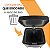 Lixeira 15 Litros Grande Com Tampa Pedal Plástica Cozinha Preto - Gambrage 403170 Crippa - Imagem 3