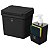 Kit Dispenser Sabonete Líquido + Lixeira 2,5 Litros Com Tampa Cozinha Preto - Pop Crippa - Imagem 1