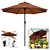 Ombrelone Guarda Sol 3m Com Manivela Articulado Jardim Piscina Maresias Marrom - AMZ - Imagem 1
